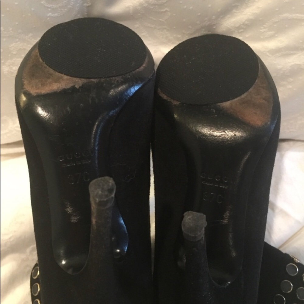 Authentic Gucci Ankle Booties W/Stud Embellishment - image 6